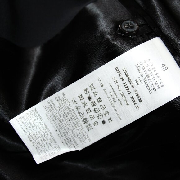 BNWT AW24 MAISON MARGIELA PURE WOOL BLAZER JACKET 48 - Picture 9 of 12